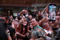 Menteri Pertahanan Prabowo Subianto menghadiri Acara perayaan Natal Nasional 2023 di Gereja Bethany Nginden, Surabaya, Jawa Timur, Rabu 27 Desember 2023. (Dok. Tim Media Prabowo)

