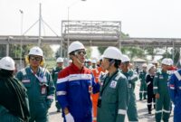 Dewan Komisaris Pertamina menginspeksi langsung Train F sebagai bagian dari proyek reaktivasi 2025. (Dok. PT Pertamina )