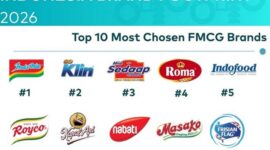 This year's Top 10 Most Chosen FMCG Brand. (Dok. Istimewa)